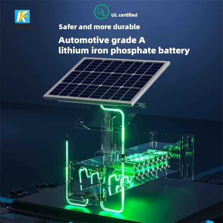 Solar CCTV System 100W Panel 60Ah Battery for Remote Monitoring China Manufacturer
