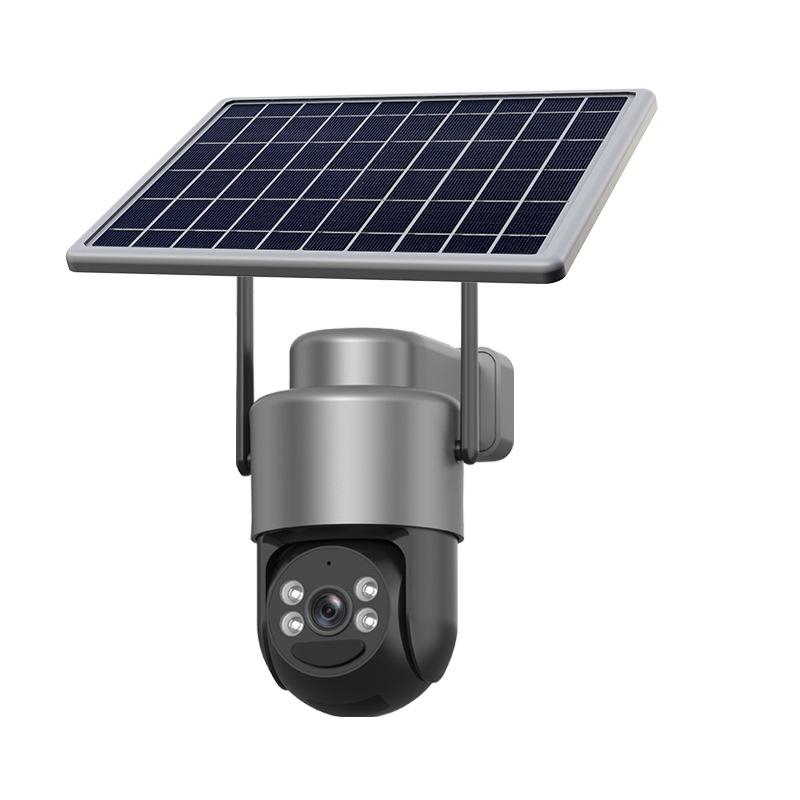 Solar-Powered PTZ Surveillance Camera for Off-Grid Outdoor Monitoring