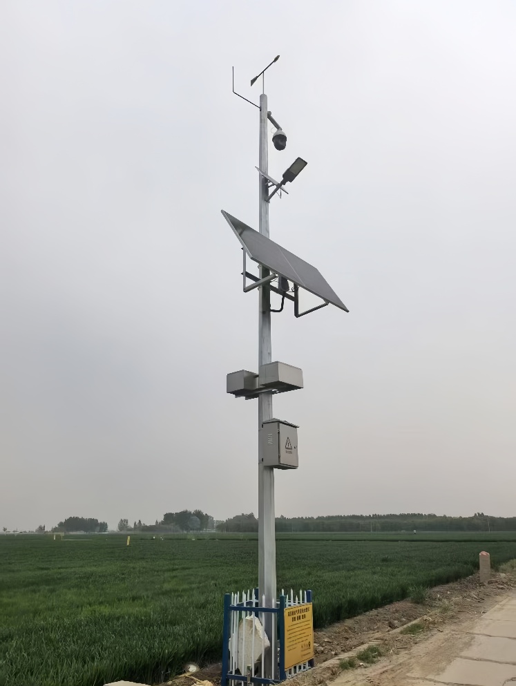 Off-grid solar CCTV power kit for remote agricultural monitoring