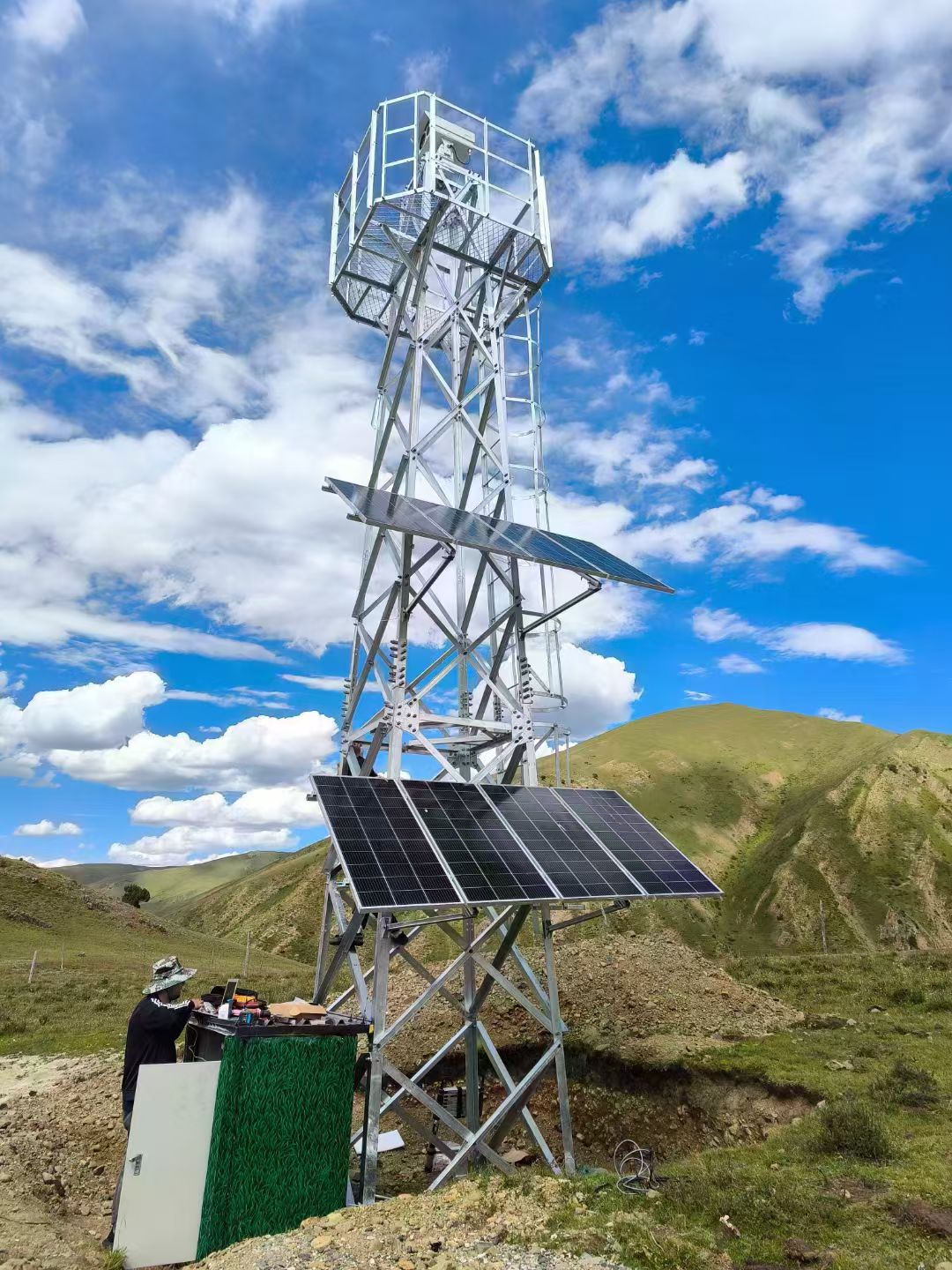 60W 30Ah Solar CCTV Kit for Remote Security Monitoring – Off-Grid Power Solution from China OEM