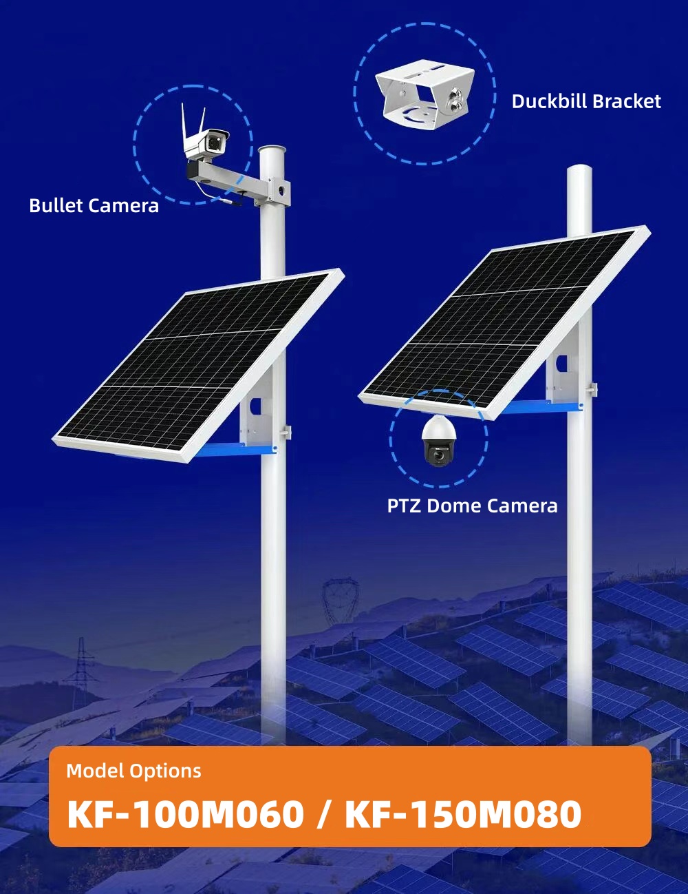 off-grid solar power kits for surveillance powering cameras and IoT sensors at remote construction sites, eliminating trenching and grid dependency