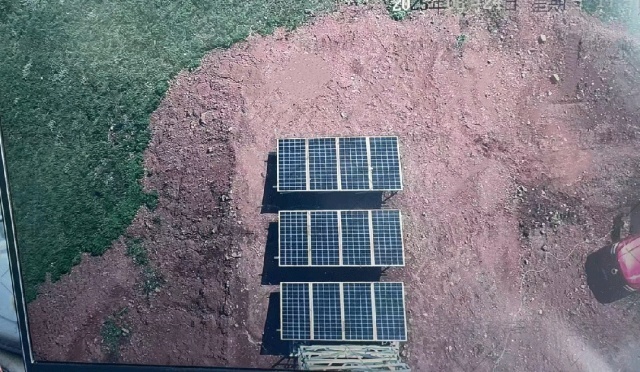 Solar-powered forest fire monitoring system in Ningxia equipped with 4200W solar array and 3600Ah battery storage ensuring stable off-grid power for wildfire detection and prevention