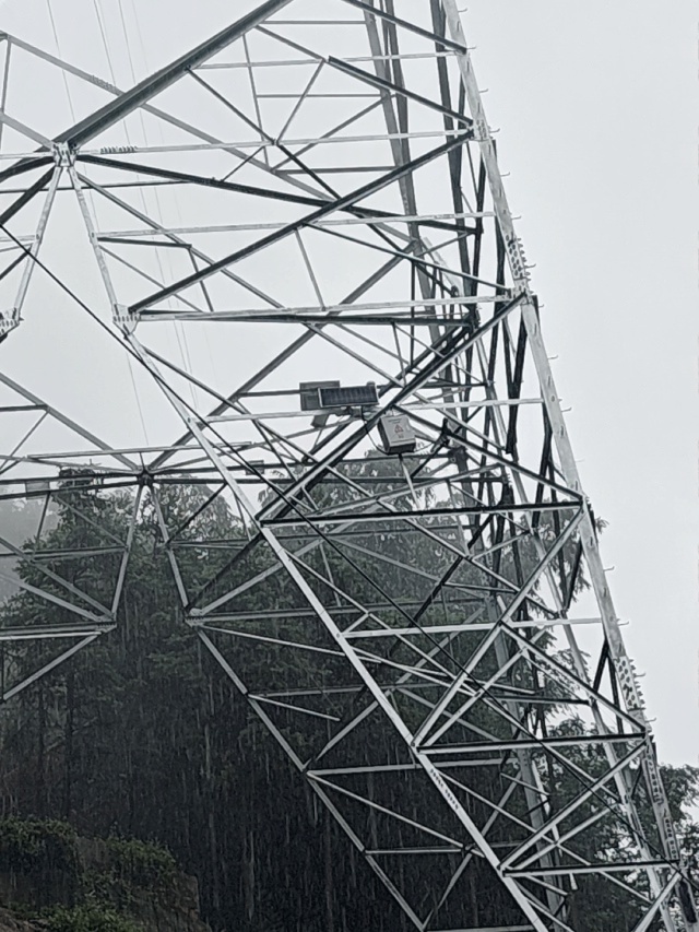 off-grid solar CCTV monitoring solution operating GNSS towers in mountainous regions of Xi’an, Shanxi, China, providing 24/7 surveillance power and reducing maintenance costs for infrastructure safety