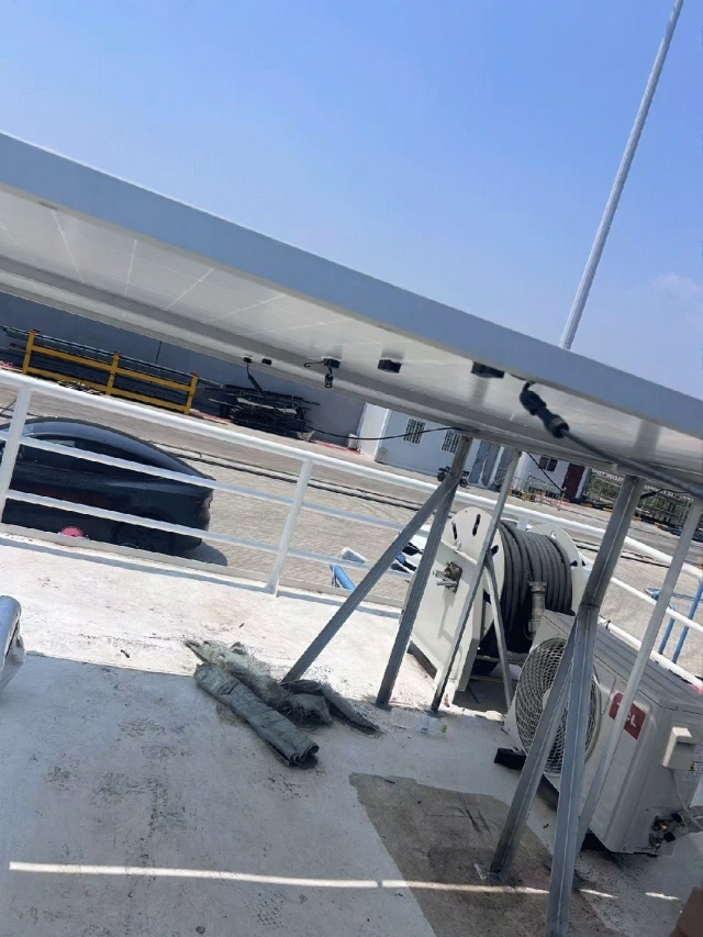 CE-certified OEM marine solar power system supplier Shenzhen Kongfar Technology in China, providing custom-built solar-powered ship kits for global maritime and offshore projects