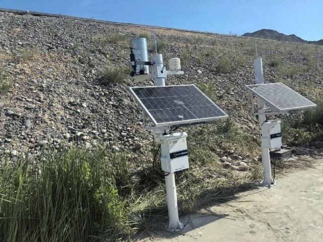 Multiple solar-powered hydrology monitoring stations deployed in Guiyang enabling real-time rainfall data continuity and stable SCADA connectivity during multi-storm periods to support faster flood-emergency responses in mountain basins