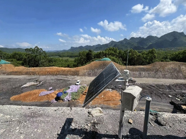 An off-grid solar power system delivering reliable electricity to slope stability sensors in the mountainous areas of Guangxi, China. Ruggedized mounting protects against wind and debris while the electronics housing prevents water ingress and insect intrusion. The LiFePO4 battery provides up to 3 days energy autonomy, enabling continuous alert reporting across blackout periods. Ideal for geohazard prediction, civil engineering quality assurance, and long-term data acquisition. Why is this needed? To prevent monitoring interruptions that delay landslide warnings