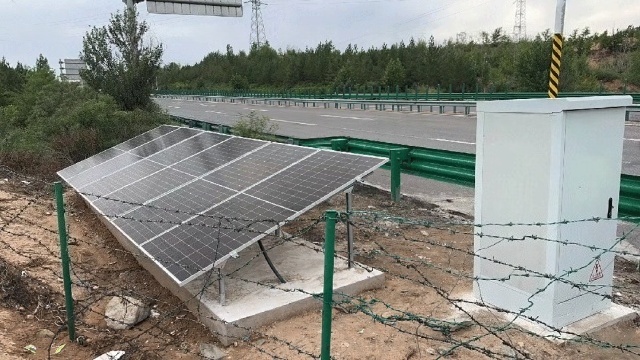 Off Grid 2700W 400Ah Solar Power System For Highway CCTV And Deflection Monitoring In Shanxi