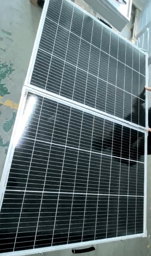 solar panel array for dual-power security monitoring infrastructure in Anhui China confirms that storage-first solar architecture restores backup energy reserves and maintains continuous surveillance operation under grid interruption, high-humidity exposure, seasonal temperature variation, and distributed security constraints