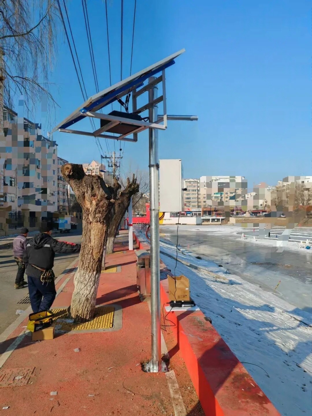 Off-Grid Solar Power System for River Monitoring Infrastructure in Heilongjiang