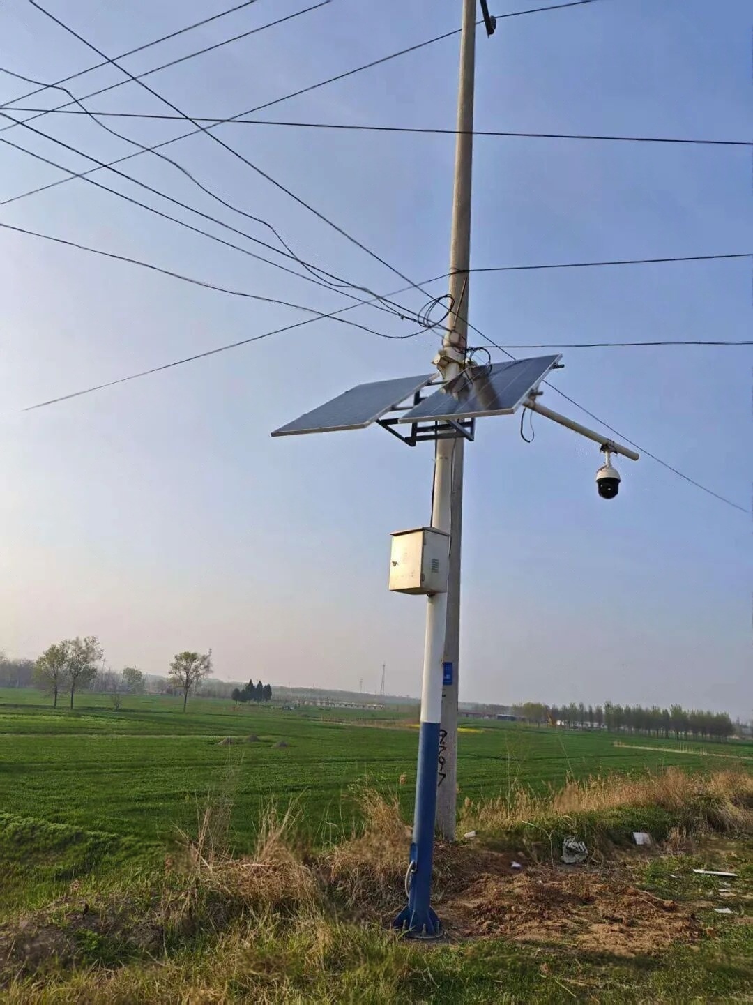 Solar Power Supply System for Outdoor Security Monitoring In Hebei